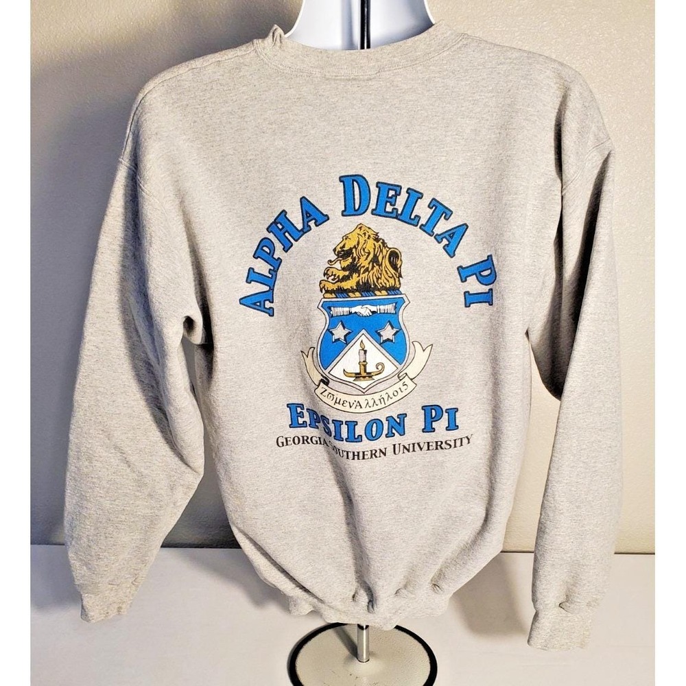 Vintage Alpha Delta PI Epsilon Georgia Southern University Sweatshirt Medium